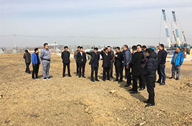 公司高管調(diào)研重點項目建設情況